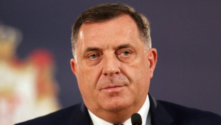 zgroženi Dodikovim spotom milorad dodik portret na tamnoj pozadini