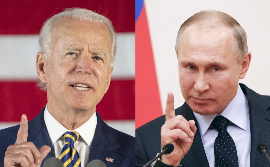 Tajni kanal Joe biden i vladimir putin prijete prstom