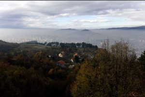 nula stepeni panorama sarajeva oblačno