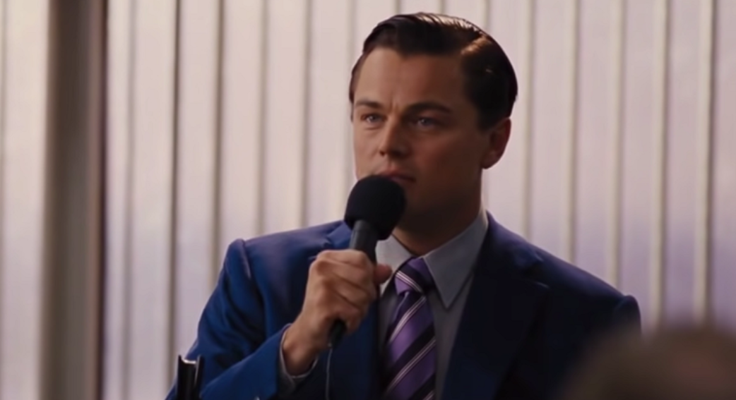 najjačih scena leonardo dicaprio drći mikrofon scena iz filma vuk sa wall streeta