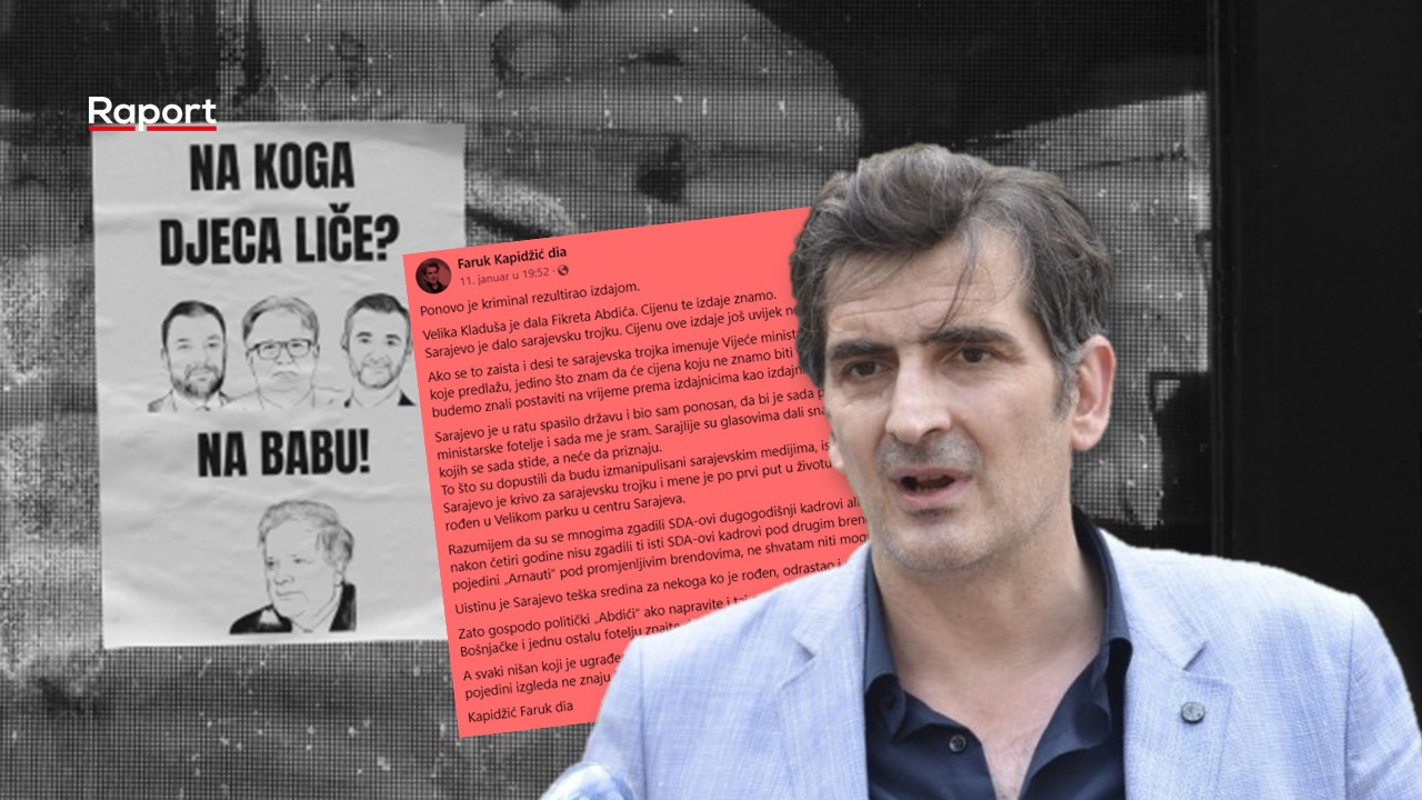 Skandalozni plakati, Faruk Kapidžić, SDA, Trojka