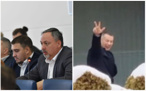 zastupnici SDA, Skupština KS, Nenad Nešić, dizanje tri prsta