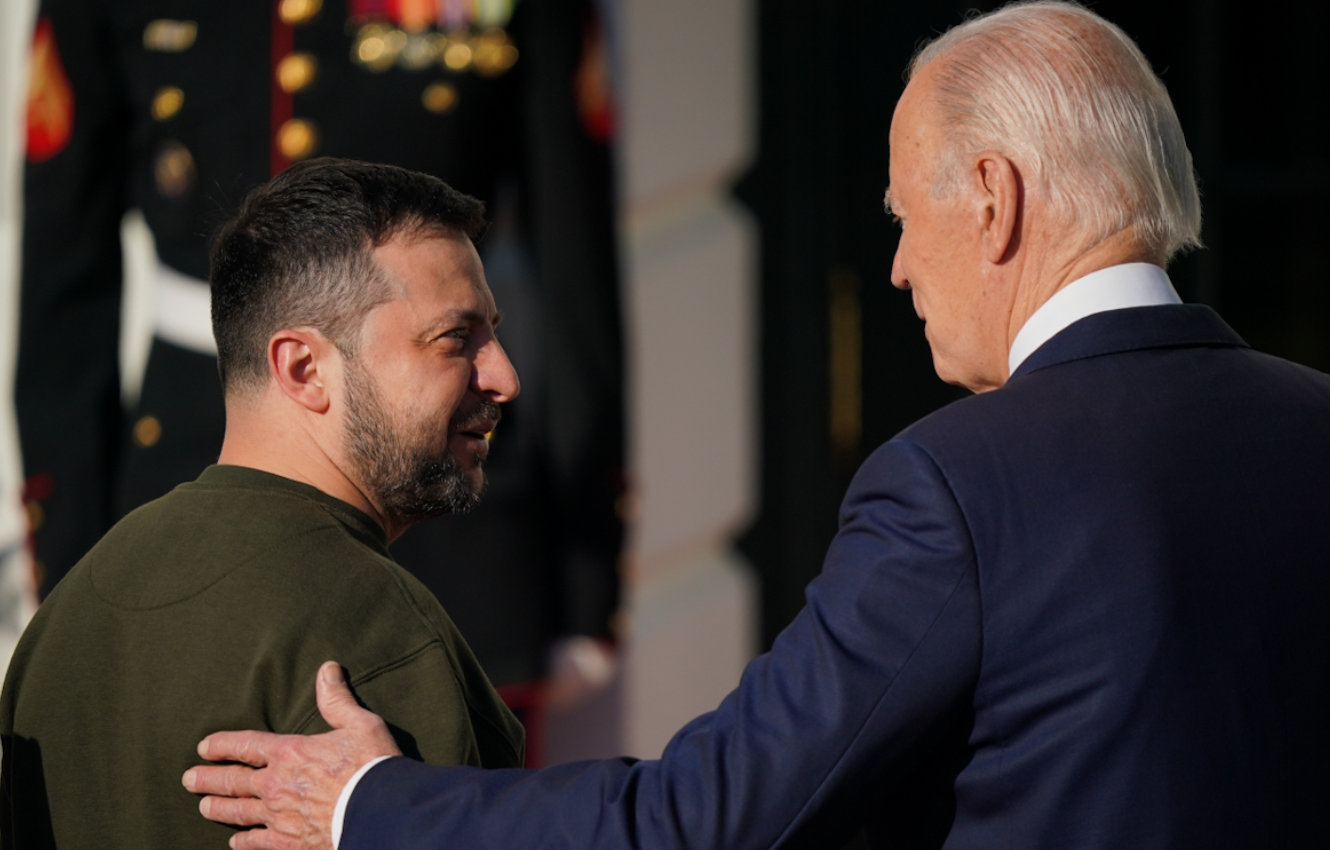 Volodimir Zelenskij, Joe Biden, Sjedinjene Države Ukrajinu zaledile, SAD