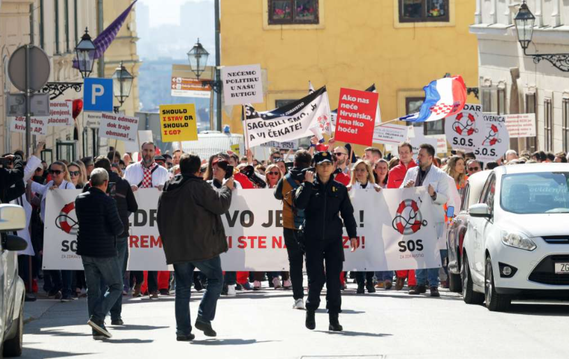 protest ljekara zagreb