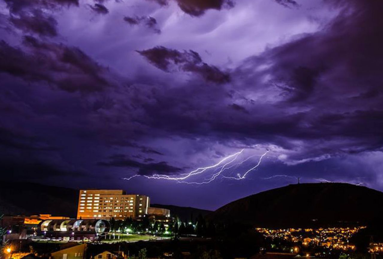 žuti meteoalarm mostar munje