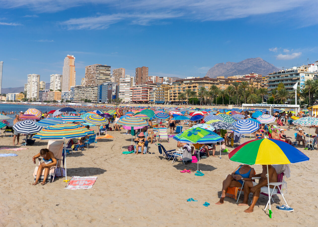 na plaži španija